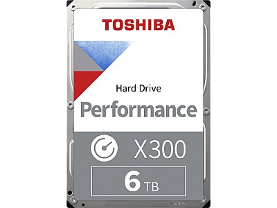 Image 3.5" HDD 6.0TB  Toshiba X300 , 7200rpm, 128MB, High-Perfomance, SATAIII  HDWE160UZSVA