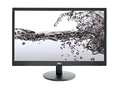 Image 21,5"  AOC  WLED E2270SWN, Full HD, VGA, Res: 1920x1080, Ratio 16:9, 200cd/m2, 5ms Response Time, VESA (100x100mm)