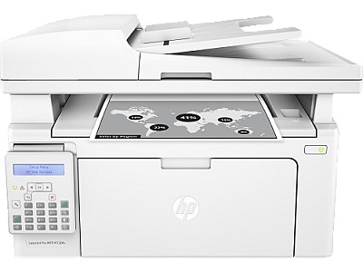 HP LaserJet Pro MFP M130fn Print/Copy/Scan, A4, up to 23ppm, 256MB, 2-line LCD, 600dpi, up to 10000 pages/monthly, HP ePrint, Hi-Speed USB 2.0, Fast E