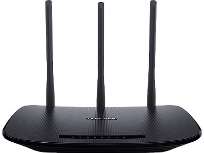 Image TP-LINK TL-WR940N 450Mbps  Wireless N Router, Qualcomm, 2.4GHz, 802.11b/g/n, 1 10/100M WAN + 4 10/100M LAN, 3 fixed antennas