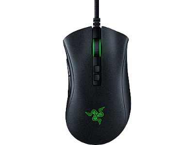 Image Mouse RAZER DeathAdder V2 / Ergonomic Optical Gaming Mouse switches, 20000dpi, Razer™ Mechanical Mouse Switches  70 mln cycle, 8 programmable buttons,