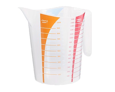 169063 Pahar gradat din plastic Aleana 1.5 l