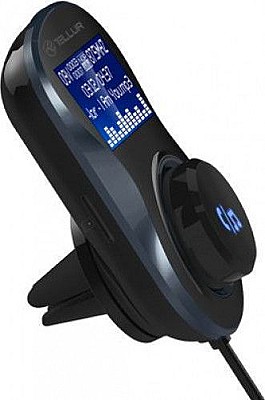Image Car FM Transmitter, FMT-B4, Bluetooth, Display, MicroSD, USB QuickCharge 3.0, 2 x USB max 3.1A, Tellur Black  TLL622031