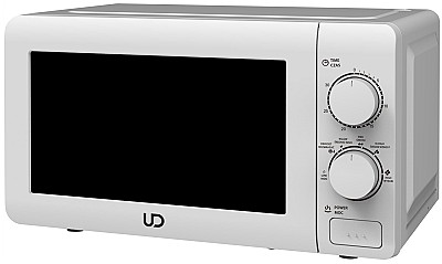 Microwave Oven UD MM20L-WA, 20l, 700W, White, Mechanical control, 6 power levels, Easy Operation