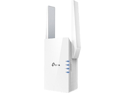 Image TP-LINK RE505X AX1500 Wi-Fi 6 Range Extender, Broadcom 1.5GHz Tri-Core CPU, Wall Plugged, 2 external antennas, 1 Gigabit Port, 1201Mbps at 5GHz + 300M