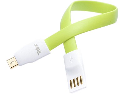 Image Cable USB - Micro USB, Magentic, 0.2m, Tellur Green  TLL155081