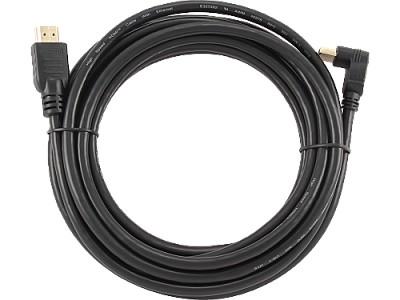 Image Cable HDMI M to HDMI90° M  4.5m  v1.4  GEMBIRD CC-HDMI490-15 gold-plated, ethernet / 3D