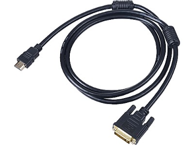 Image Cable HDMI M to DVI M  1.8m golden-plated, Black AKYGA  AK-AV-11