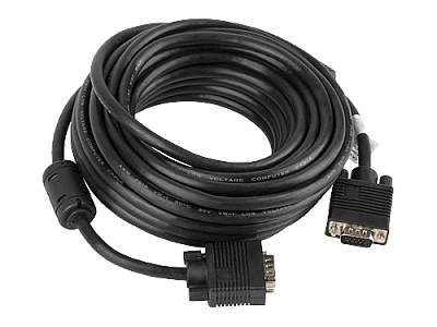 Image Cable VGA  M/M  10m  HD15M/HD15M, LANBERG CA-VGAC-10CC-0100-B
