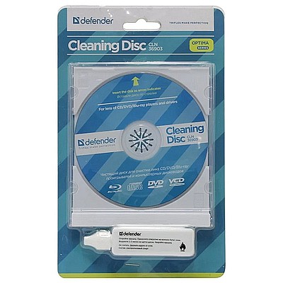 Image Defender Cleaning Disc for lens of CD/DVD/Blu-ray players and drivers 36903