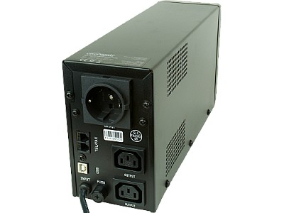 Image UPS Gembird  Line Interactive, 850VA, LCD display / 510W EG-UPS-032