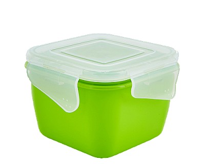 168053 Container universal de depozitare Aleana Fiesta, patrat, 1.5 l, 17,5x17,5x11 cm
