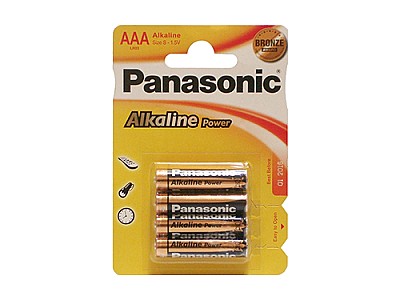 Image 3011 Baterie Panasonic Alkaline Power, AAA Blister x 4,  LR03REB/4BPR
