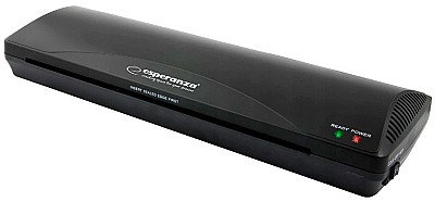 Image Laminator Esperanza AEON EFL003 A3,  Power consumption: 265W, Film thickness for hot lamination: 80-125 microns, Maximum document dimensions: 297 x 42