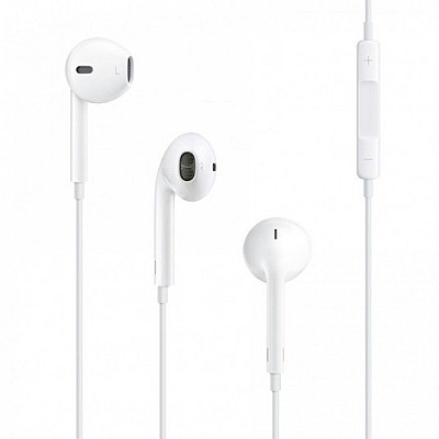 Image Casti in-ear, Urban, microfon, buton multitask pe fir, jack 3.5mm, lungime cablu 1.2m, Tellur White  TLL162091