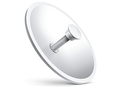 Image 5GHz 30dBi Outdoor 2x2 MIMO Dish Antenna, 2 RP-SMA connector, point-to-point backhaul application