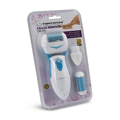 Image Callus Remover ESPERANZA ORCHID EBF002B Blue, The device is battery-operated and can be used at home and away. Designed to fit comfortably in your han