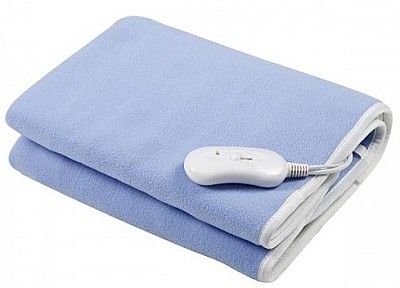 Image Heating blanket Esperanza BLUE VELVET EHB001, 150x80cm, 60W, Temp: 32-37°C, 40-45°C, 50-60°C, Material: polar fleece/100% polyester, Electric cable le