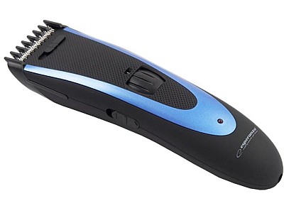 Image Hair Clipper Esperanza APOLLO EBC004 Black-Blue, Powerfull, 1.5 mm - 24 mm hair cut lenght, Safe and reliable, Cordless operation, Power supply: built