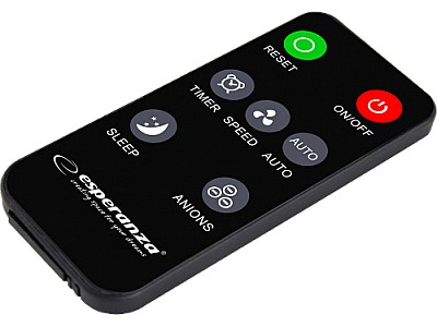 Image Air Purifier Esperanza BORA EHP003 Power consumption: 43W; CADR (clean air delivery rate): 190 m³/h; Applicable area: 50 m²; Negative Ions amount: 5 m