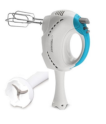 Image Hand Mixer Esperanza TIRAMISU EKM010, 300W, 2in1, Mixer + Blender, Ajustable speeds +  turbo level; 2x dough hook, 2x beater
