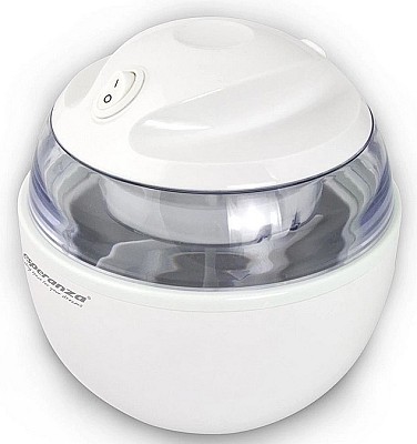 Image Ice Cream Maker Esperanza VANILLA EKI001, Freezer bucket capacity: 0.6 L, Max volume of ice cream mixture: 0.3 L, Time to freeze a freezer bucket: 12