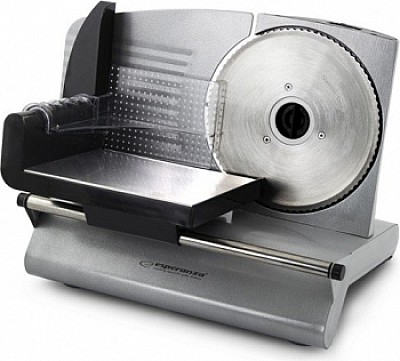 Image Food Slicer Esperanza MORTADELLA EKM018K 150W, Slicing thickness - 0 - 15 mm, Maximum uninterrupted working time 5  minutes, Break-up time before next