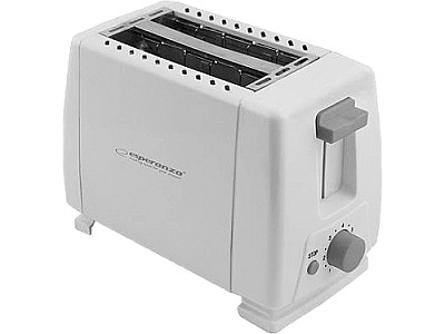 Image Toster Esperanza CAPRESE EKT001, 600W, 7 degrees of toasting intensity, Automatic Pop up function, Auto-centering setting, Easy to clean, The outer ca