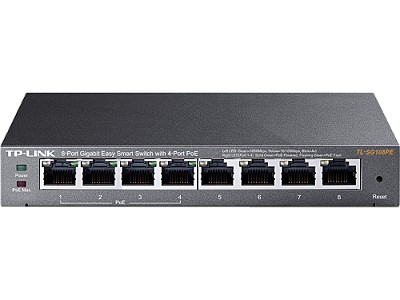 Image 8-Port Gigabit Desktop PoE Easy Smart Switch TL-SG108PE