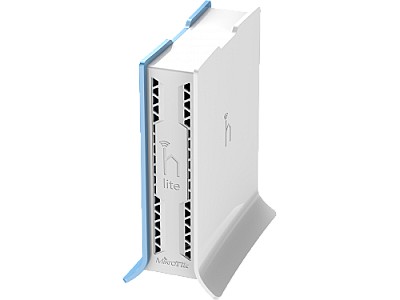 MikroTik RouterBOARD hAP lite Tower Case,  Wireless Router, 2.4GHz Dual chain, AP/Bridge/Station/WDS, 802.11b/g/n, 1 WAN + 3 LAN, internal antenna, Wi