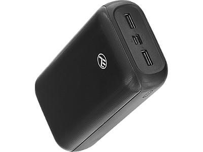 Image 30000mAh Powerbank - Tellur Compact, Output: 2xUSB 1A + 2.1A), 1xType-C 2.1A), Input: Micro-USB/Type-C, Micro-USB cable 20cm) included, Battery level