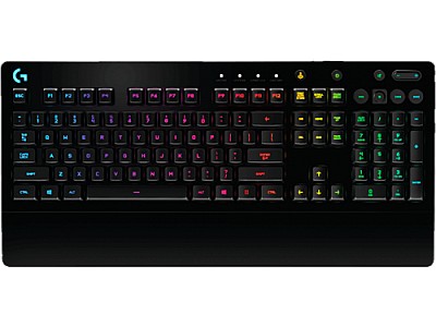 Image Logitech Gaming Keyboard G213 Prodigy with Lightsync RGB, Spill-Resistant, Palmrest & Adjustable Feet, Media Controls