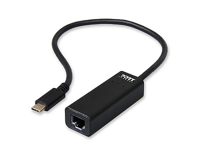 Image Adapter USB Type-C M to LAN RJ-45 F, 30cm, Port Designs 900126