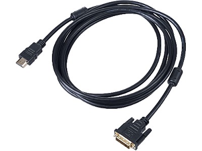 Image Cable DVI M to HDMI M  3m, golden-plated, duplex, Black, AKYGA  AK-AV-13