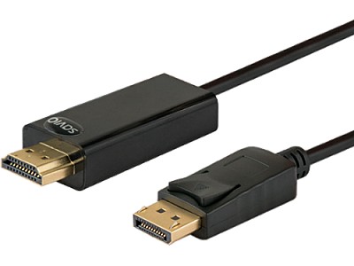 Image Cable DP M to HDMI M  1.5m  v1.4  FHD  SAVIO CL-56