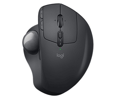Image Logitech Wireless Mouse MX Ergo,500-2000 dpi,6 customizable buttons,Black