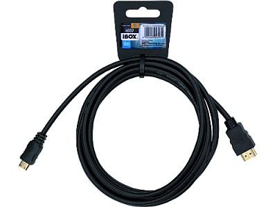 Image Cable HDMI M to mini HDMI M  3m  FullHD v1.4 iBOX HD03