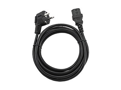 Image Power cord - 3m - GEMBIRD PC-186-VDE-3M, Schuko input / C13 output, VDE approved, Black
