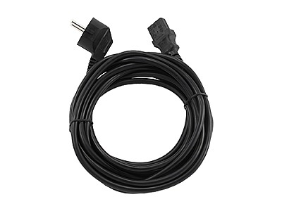 Image Power cord - 5m - GEMBIRD PC-186-VDE-5M, Schuko input / C13 output, VDE approved, Black