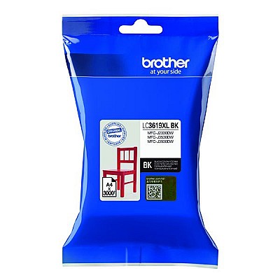 Image Brother original ink LC-3619XLBK, black, 3000str., 60ml, Brother MFCJ2330, 3530, 3930