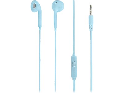 Image Casti in-ear, Fly, with mic, wired, Jack 3.5 mm, 16 ohm, 20Hz, 1.2 m, Tellur Blue  TLL162162