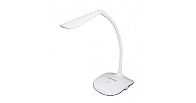 Image Desk Lamp Esperanza ACRUX ELD103W White, 14 LED’s, Touch switch, 3 levels of brightness, Light color: 5500K, Flexible arm, Built-in eye protection fil