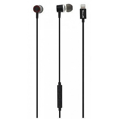 Image Casti in-ear, Connection-Lightning cu licenta MFI, 1.2m, Tellur Black  TLL162022