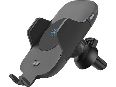 Wireless car charger + automatic mount, WCCM, Total power: 10W, Max output: 1.2A, Type-C input, cable included, Tellur Black  TLL151201