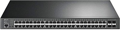 Image Switch TP-LINK L2 Managed 52-Port Gigabit L2+ Managed Switch with48-Port PoE+, carcasa metalica, rackabil "TL-SG3452P"