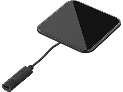 Wireless Fast Charging Pad Tellur, ultra-slim, Input: Micro-USB, charging for all Qi, 10W, 1m cable,  Black  TLL151231