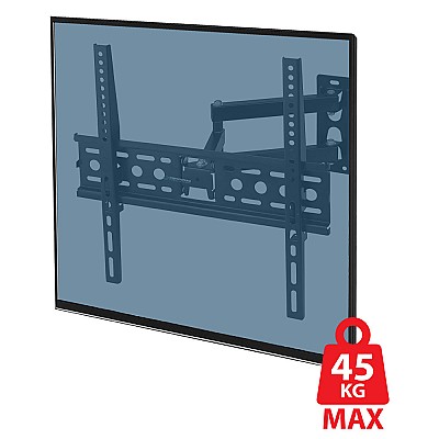 Image Esperanza TV-Wall Mount ATLAS ERW016 for 26-70", Max load 45kg, Vesa 75x75-400x400mm, Distance of TV from wall: 90-460mm, Tilt adjustment up to 15°, H