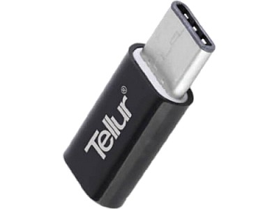 Adaptor Type-C, MicroUSB, Tellur Black  TLL155161